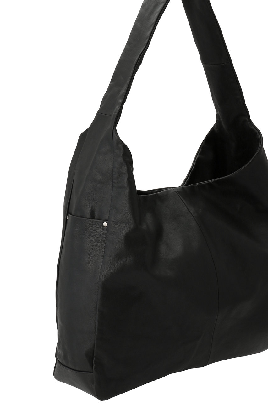ssstein(シュタイン)｜【UNISEX】GOAT LEATHER SHOULDER BAG/ブラック