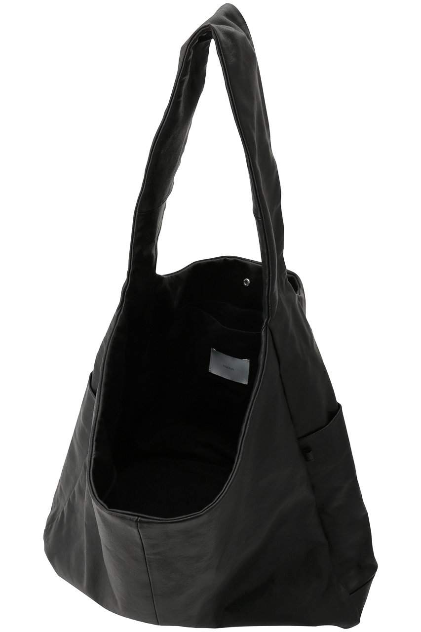 ssstein(シュタイン)｜【UNISEX】GOAT LEATHER SHOULDER BAG/ブラック