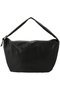 【UNISEX】GOAT LEATHER SHIRRING HANDLE SHOULDER BAG シュタイン/ssstein ブラック