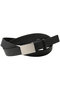 【UNISEX】LEATHER BELT （PLAIN BUCKLE） ブラック ONE シュタイン/ssstein ブラック