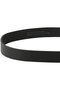 【UNISEX】LEATHER BELT （PLAIN BUCKLE） ブラック ONE シュタイン/ssstein