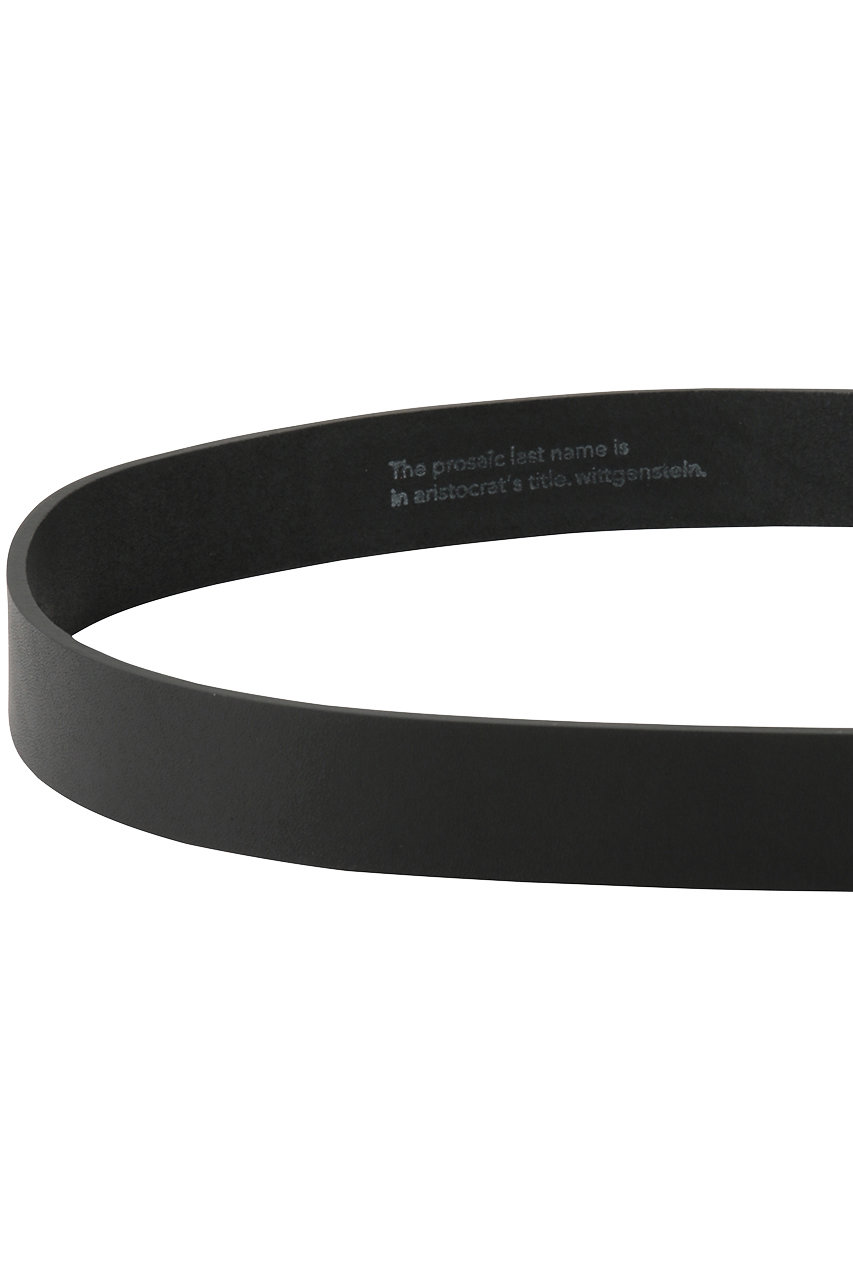 ssstein(シュタイン)｜【UNISEX】LEATHER BELT （PLAIN BUCKLE