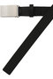 【UNISEX】LEATHER BELT （PLAIN BUCKLE） ブラック ONE シュタイン/ssstein