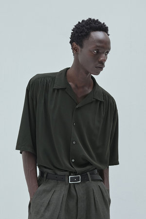 ベリーテイジ/VERYTAGEの【MEN】 ギャザーシャツ(110400/110402)