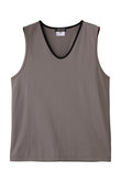 【MEN】SILKY Vネックタンクトップ