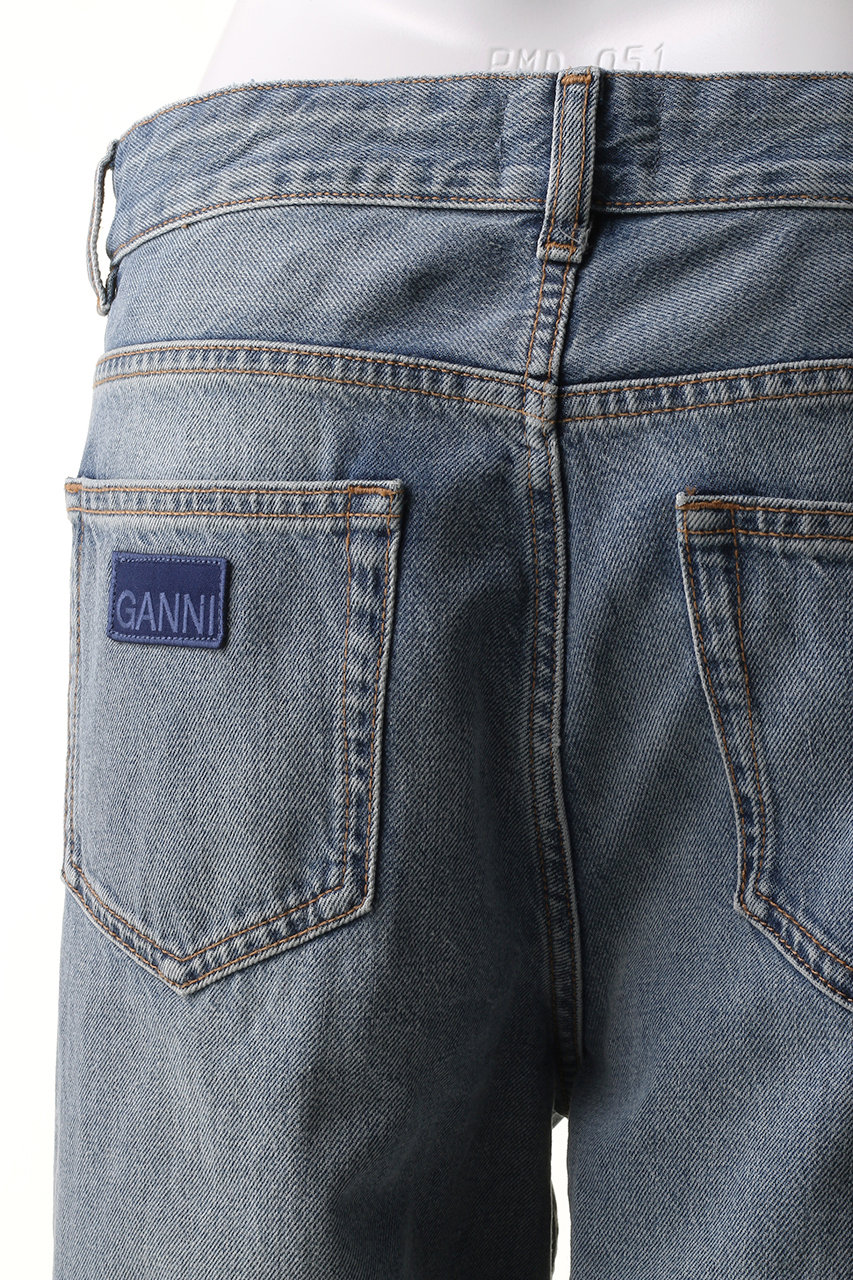 GANNI(ガニー)｜Rigid Denim Izey/ミッドブルーヴィンテージ の