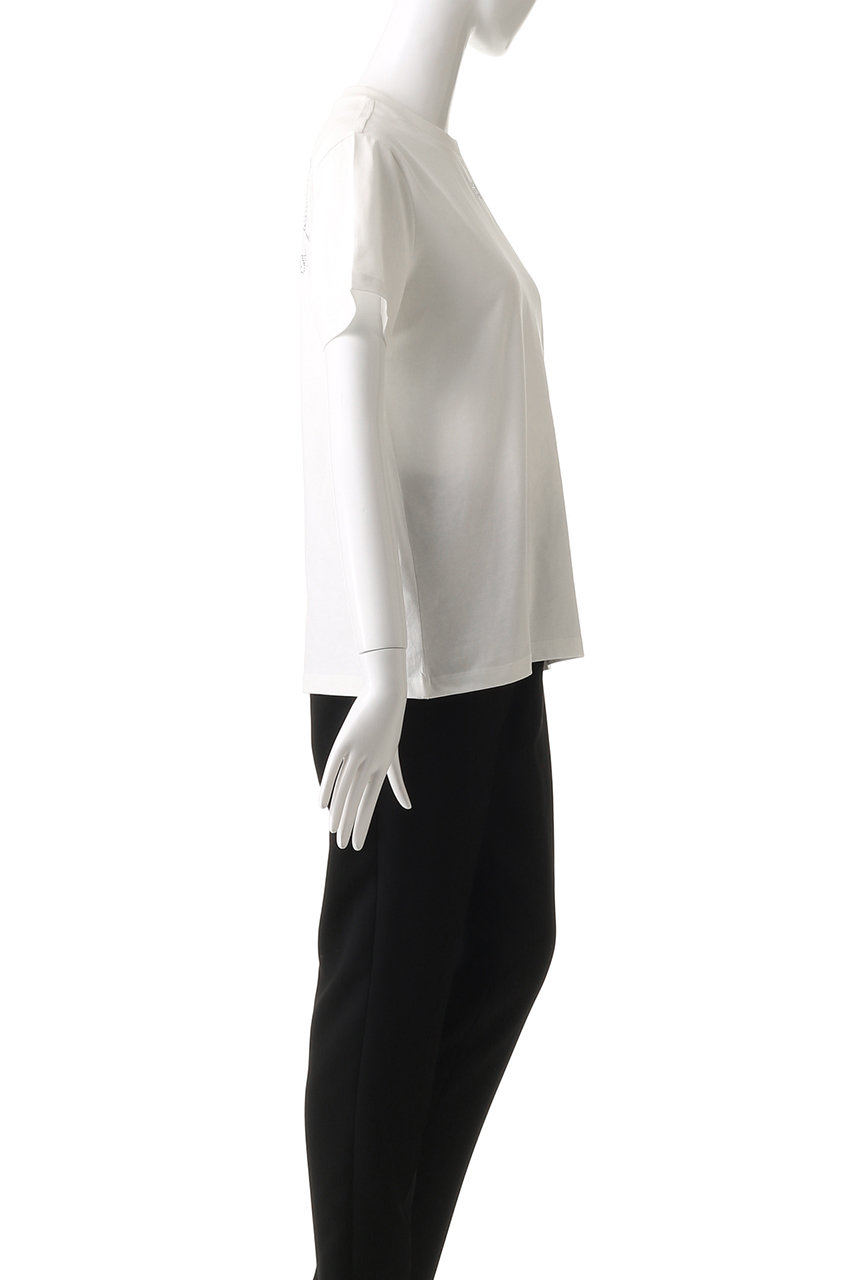 GANNI(ガニー)｜Basic Jersey ラインストーン リラックスTシャツ