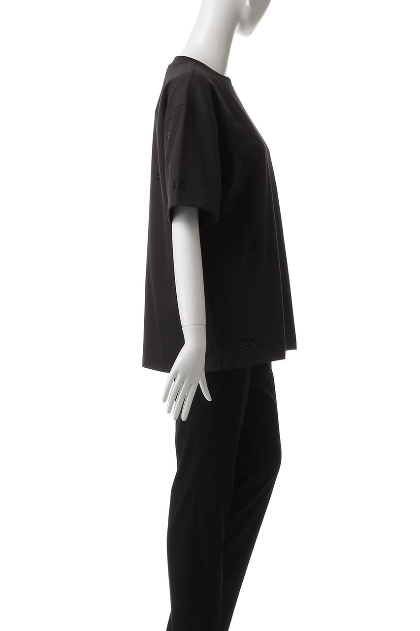 【新品未使用・正規品】GANNI ラインストーンTシャツ GANNI(ガニー) Basic Jersey Rhinestone Relaxed T-shirt