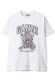Basic Jersey Leopard リラックスTシャツ