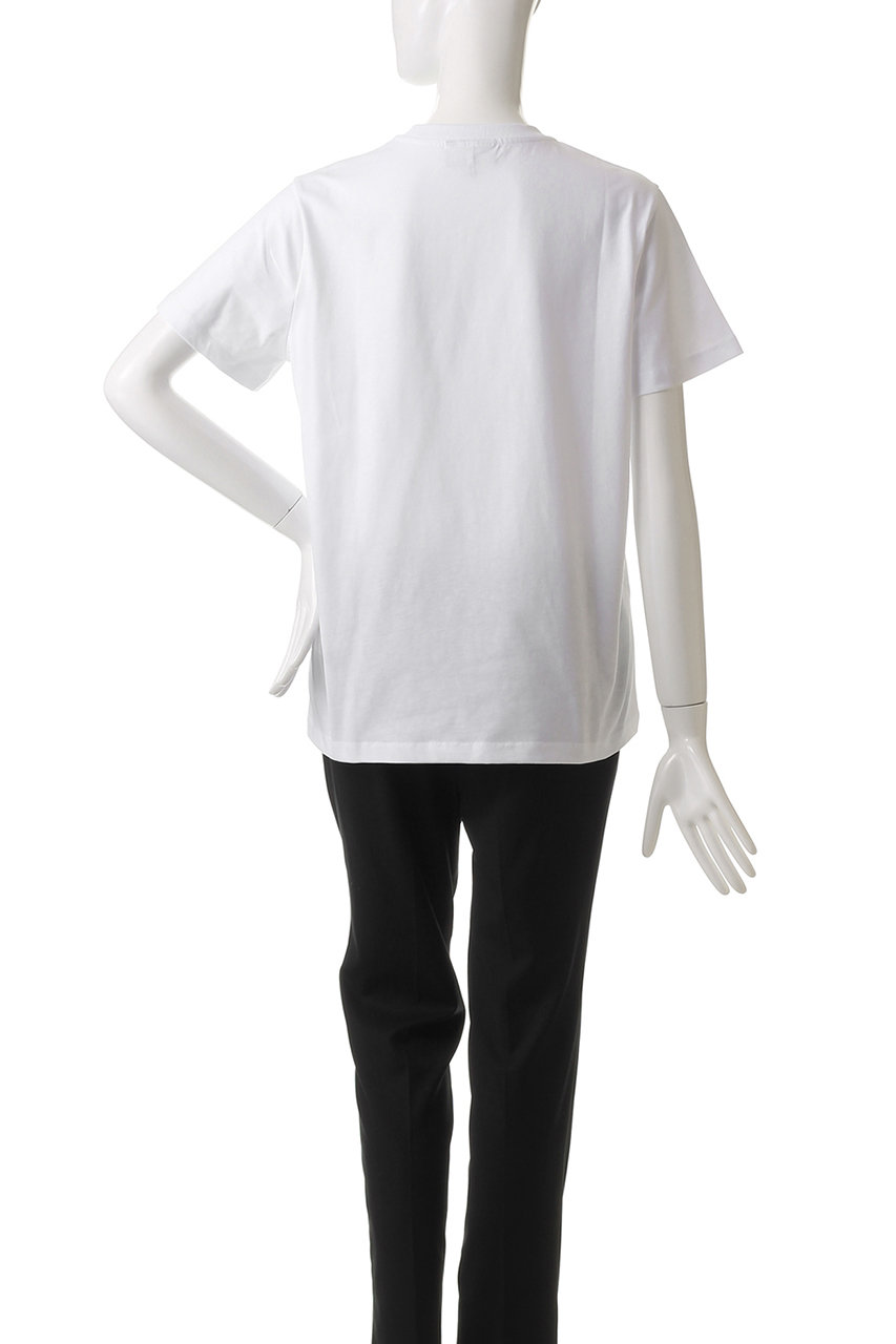 ♡GANNI♡送料・関税込 Leopardリラックス Tシャツ Leopard White Basic Jersey Leopard Relaxed T-shirt | GANNI US