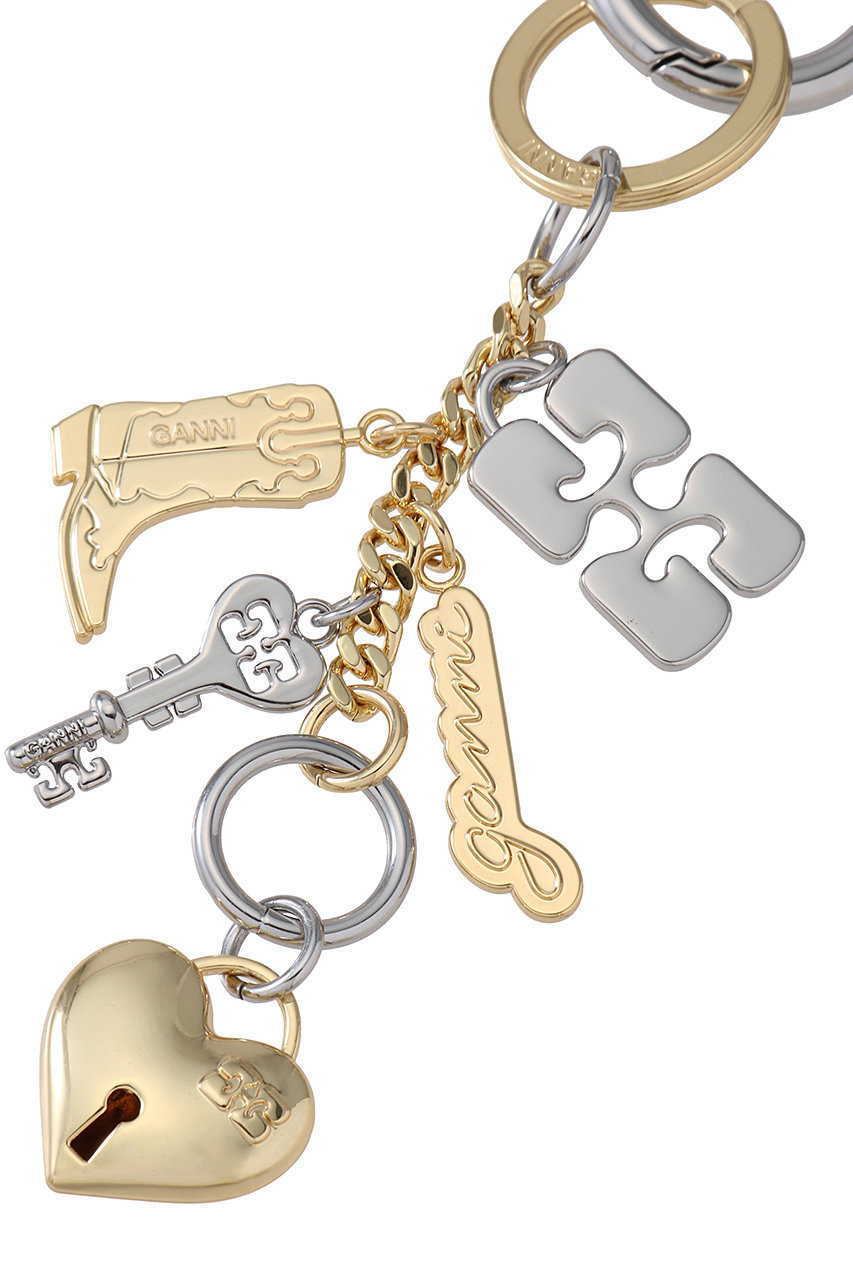 GANNI キーリング Ganni Bou Keyring A6626 A6627 5898 GANNI ガニー キーリング Ganni Bou Keyring A6626 A6627 5898