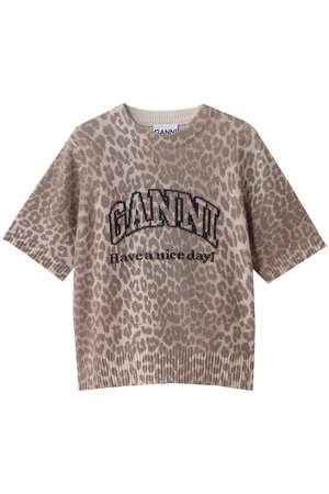 Tシャツ・カットソー Ganni W0321 943 Shirts Brown T4299_3667_324_1.jpg?sw=2000