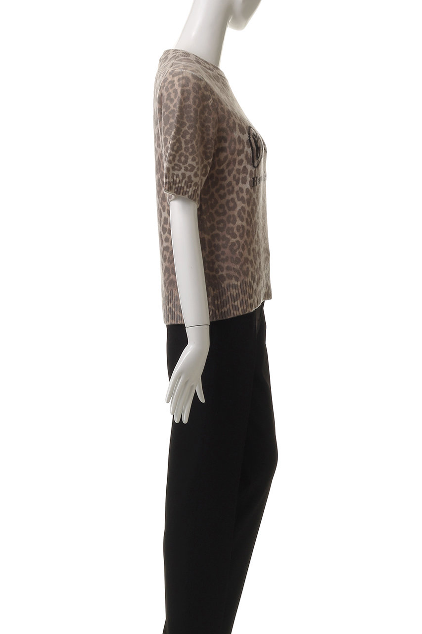 GANNI(ガニー)｜グラフィック ウール ミックス レオパード