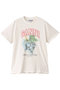 ベーシック コットン ジャージー グレープ リラックス Tシャツ ガニー/GANNI イーグレット