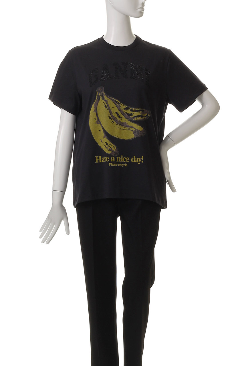 GANNI バナナプリント Tシャツ 楽天市場】ガニー GANNI Tシャツ レディース ホワイト BRIGHT