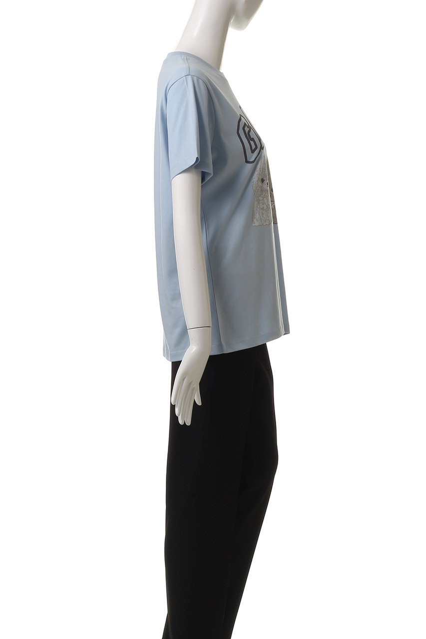 ☆人気【GANNI】☆ベーシック ジャージ リラックス Tシャツ☆ GANNI(ガニー)｜ベーシック コットン ジャージー アニマル