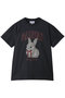 Basic Cotton Jersey  Rabbit プリントTシャツ ガニー/GANNI ファントム