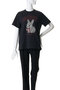Basic Cotton Jersey  Rabbit プリントTシャツ ガニー/GANNI