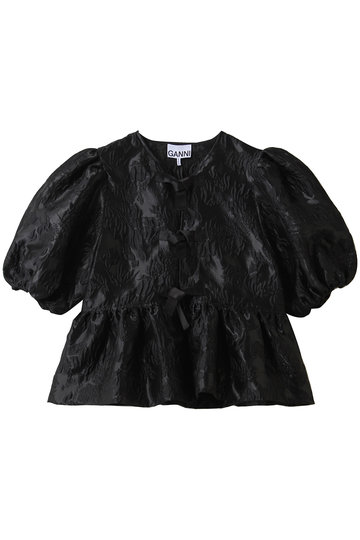 GANNI Satin Cloque