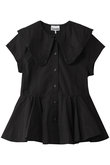 Stretch Cotton ピーターパン カラー シャツ