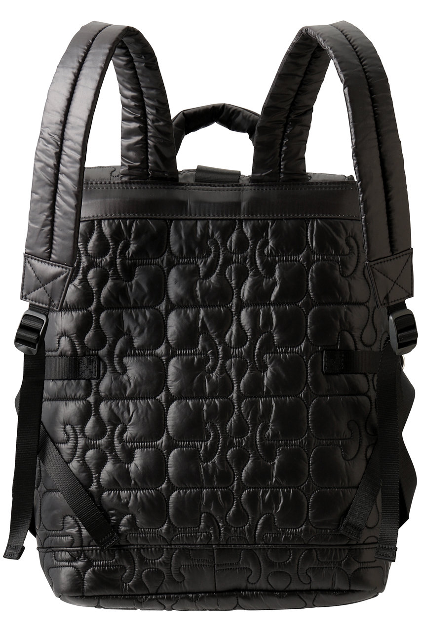 GANNI(ガニー)｜Re-Tech Quilted バックパック/ブラック の通販