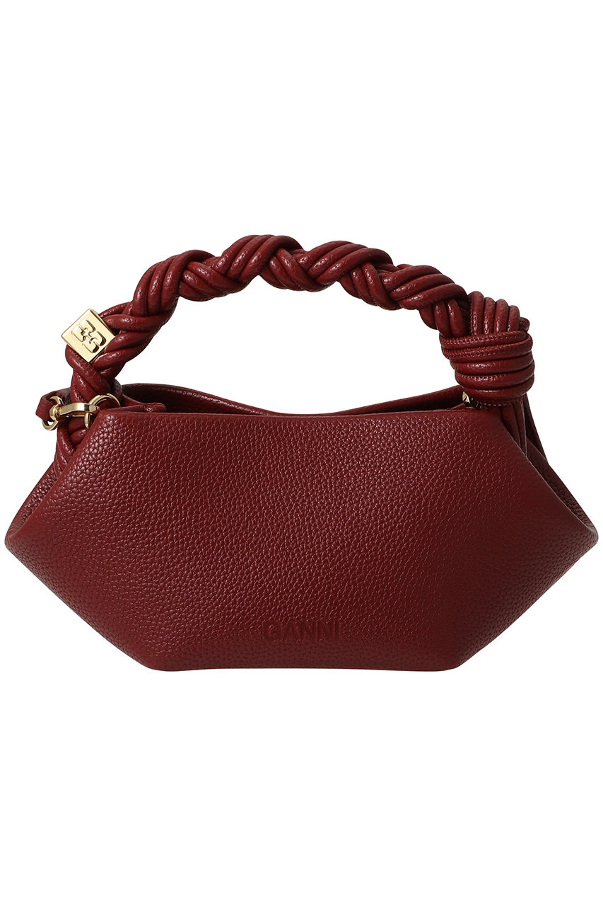 GANNI(ガニー)｜Ganni Bou mini バッグ Grained/レッドダリア の通販