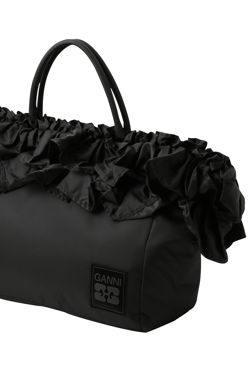 GANNI バックルフラットパンプス　ガニー　保存袋付き GANNI(ガニー)｜XXL ショッパー ラッフル/ブラック の通販｜ELLESHOP