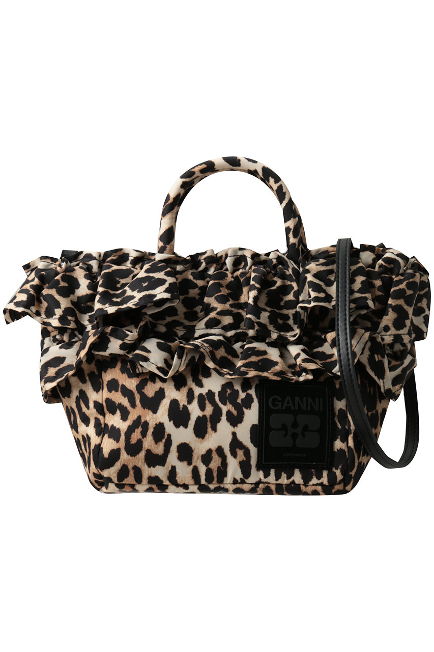 ガニー/GANNIのMini ショッパー ラッフル レオパードプリント(レパード/B2040010)