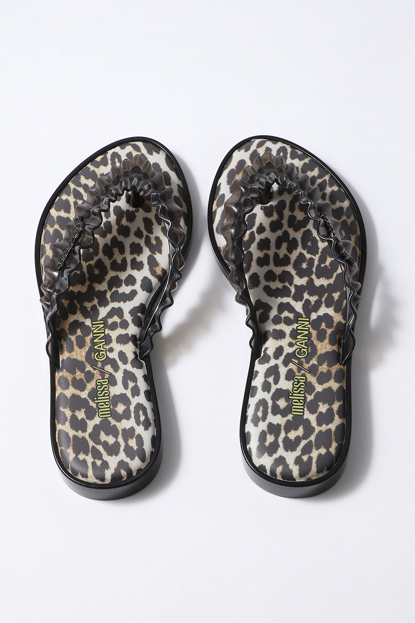 GANNI(ガニー)｜【GANNI × Melissa】 フリップ フロップ/ブラック の