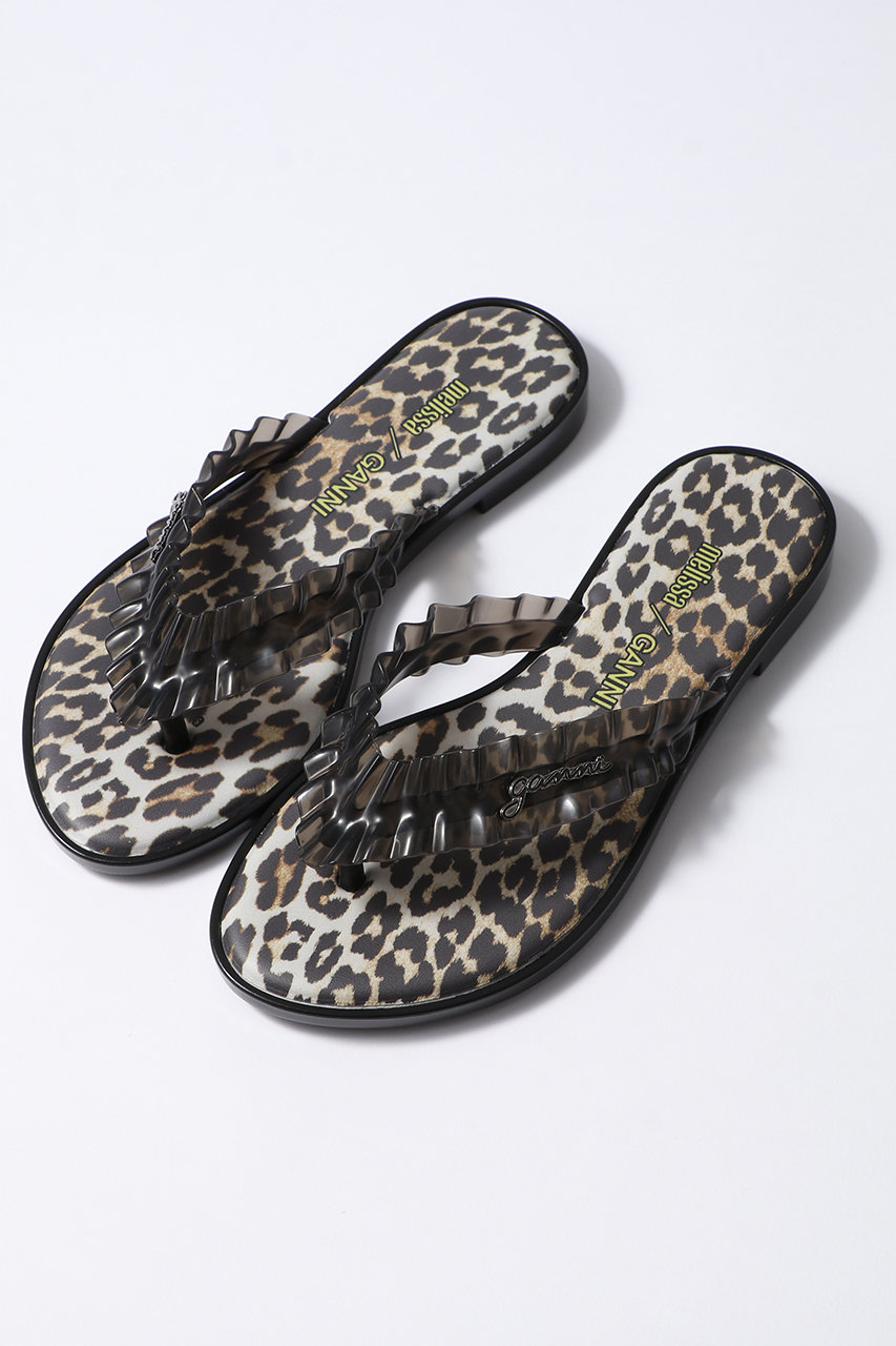 GANNI(ガニー)｜【GANNI × Melissa】 フリップ フロップ/ブラック の