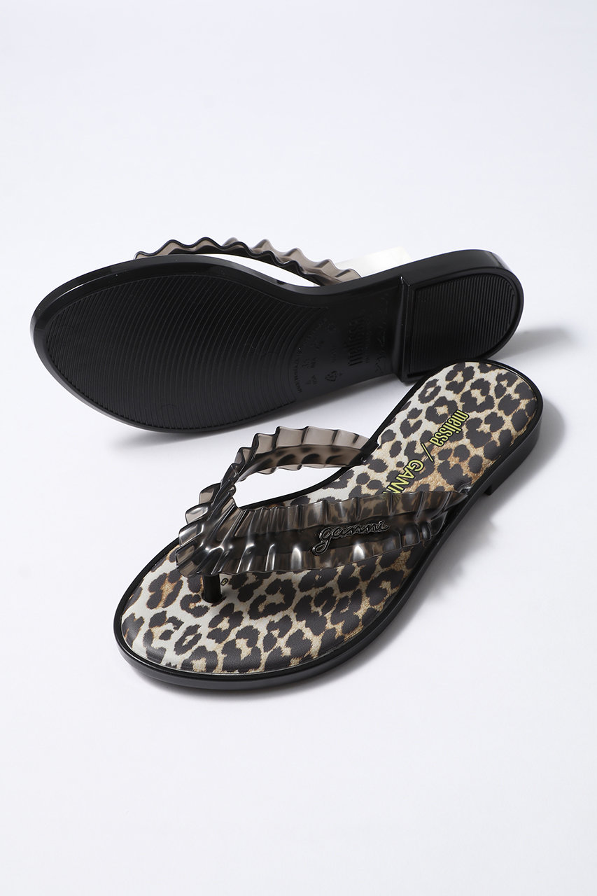 GANNI(ガニー)｜【GANNI × Melissa】 フリップ フロップ/ブラック の