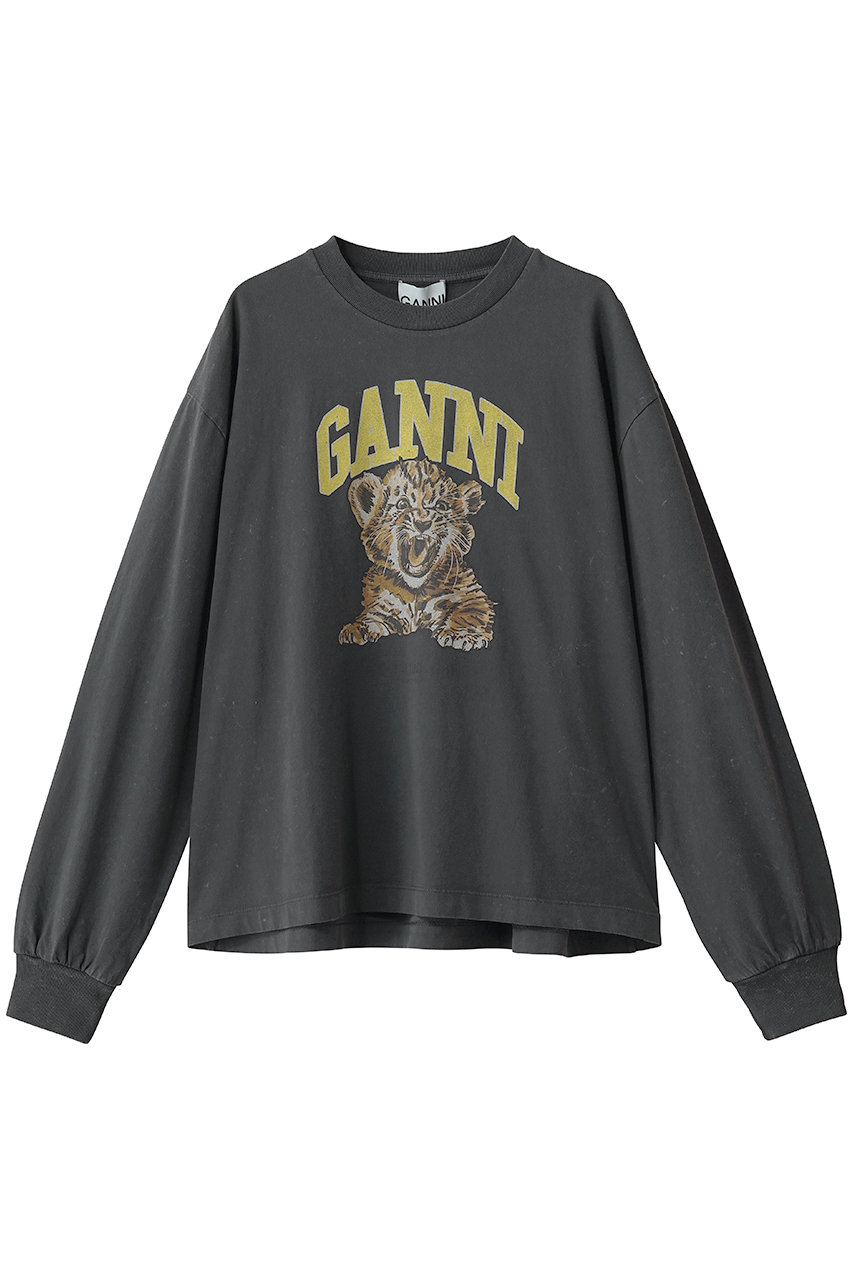 ガニー/GANNIのFuture Jersey ロングスリーブ tiger(ファントム/A1050233)