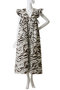 Printed Stretch Cotton Angel ロング ドレス ガニー/GANNI