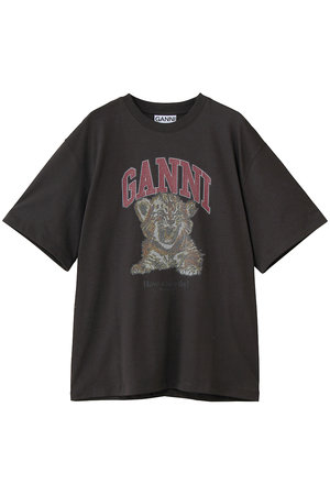ガニー/GANNIのHeavy Cotton Jersey tiger caviar(110100/110102)