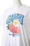 Basic Cotton Jersey Strawberry Tシャツ ガニー/GANNI