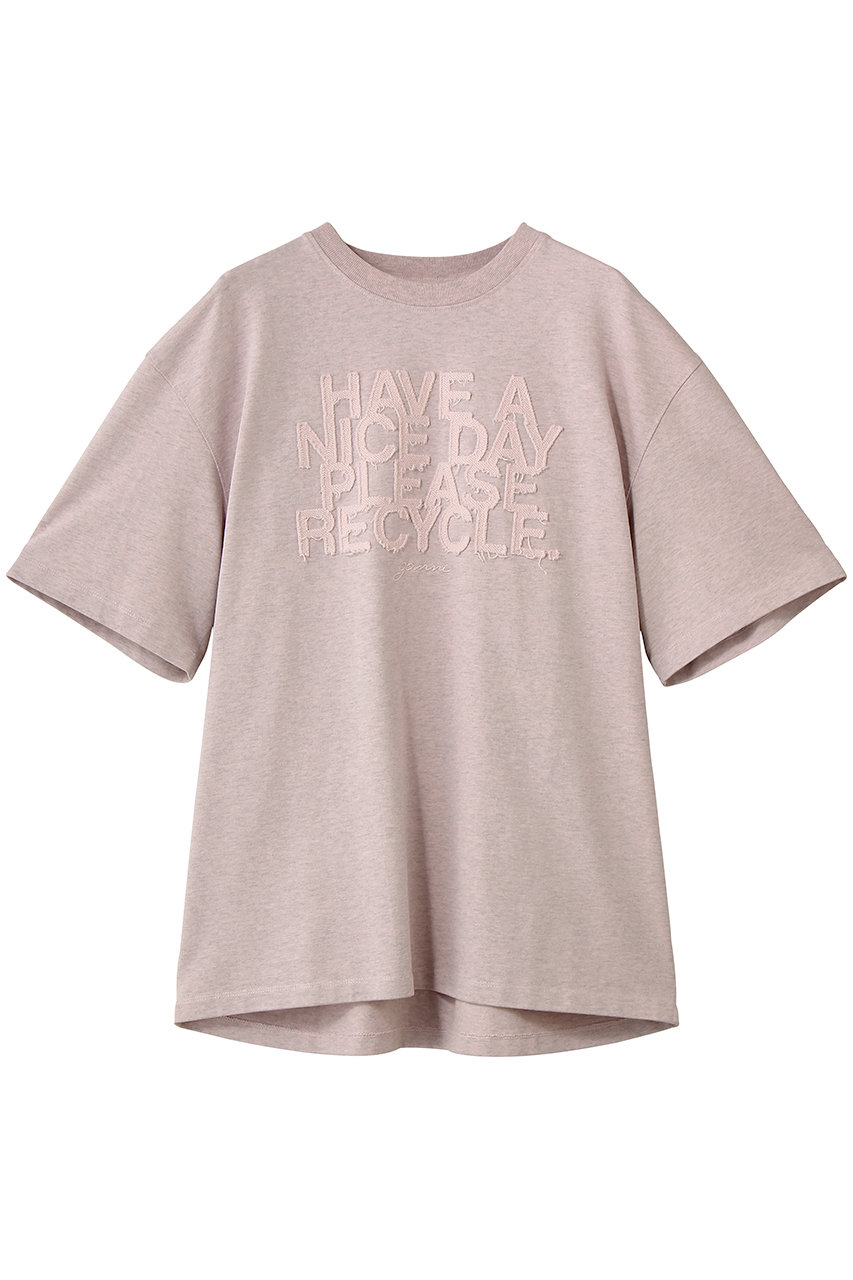 ガニー/GANNIのHeavy Cotton Jersey オーバーサイズ フィット Tシャツ(チョークピンク/A1050251)
