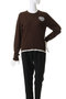 Lace Wool クルーネック ガニー/GANNI