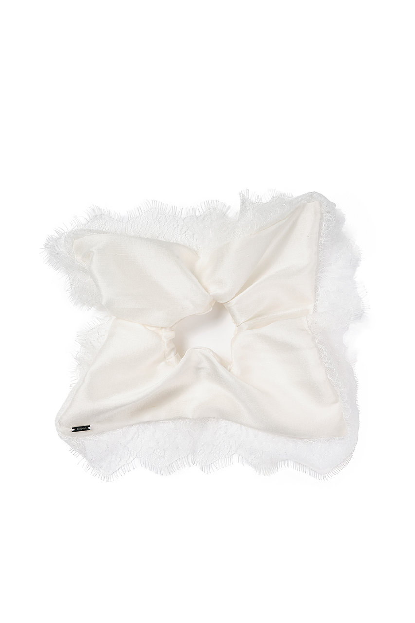 Silk Lace Scrunchie