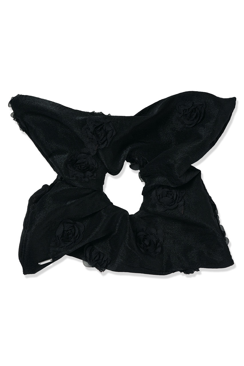 heyep Bloom Scrunchie(Medium) (ブラック, F) ヘイップ ELLE SHOP heyep Bloom Scrunchie(Medium) (ブラック, F) ヘイップ ELLE SHOP