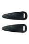 Faux Leather Hair Clips(2P Set) ヘイップ/heyep ブラック