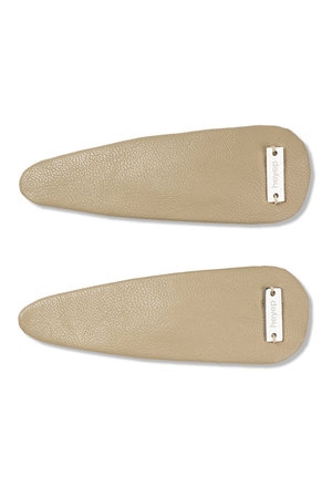 Faux Leather Hair Clips(2P Set)