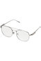 Aviator Glasses with Rhinestones＆Logo ヘイップ/heyep シルバー