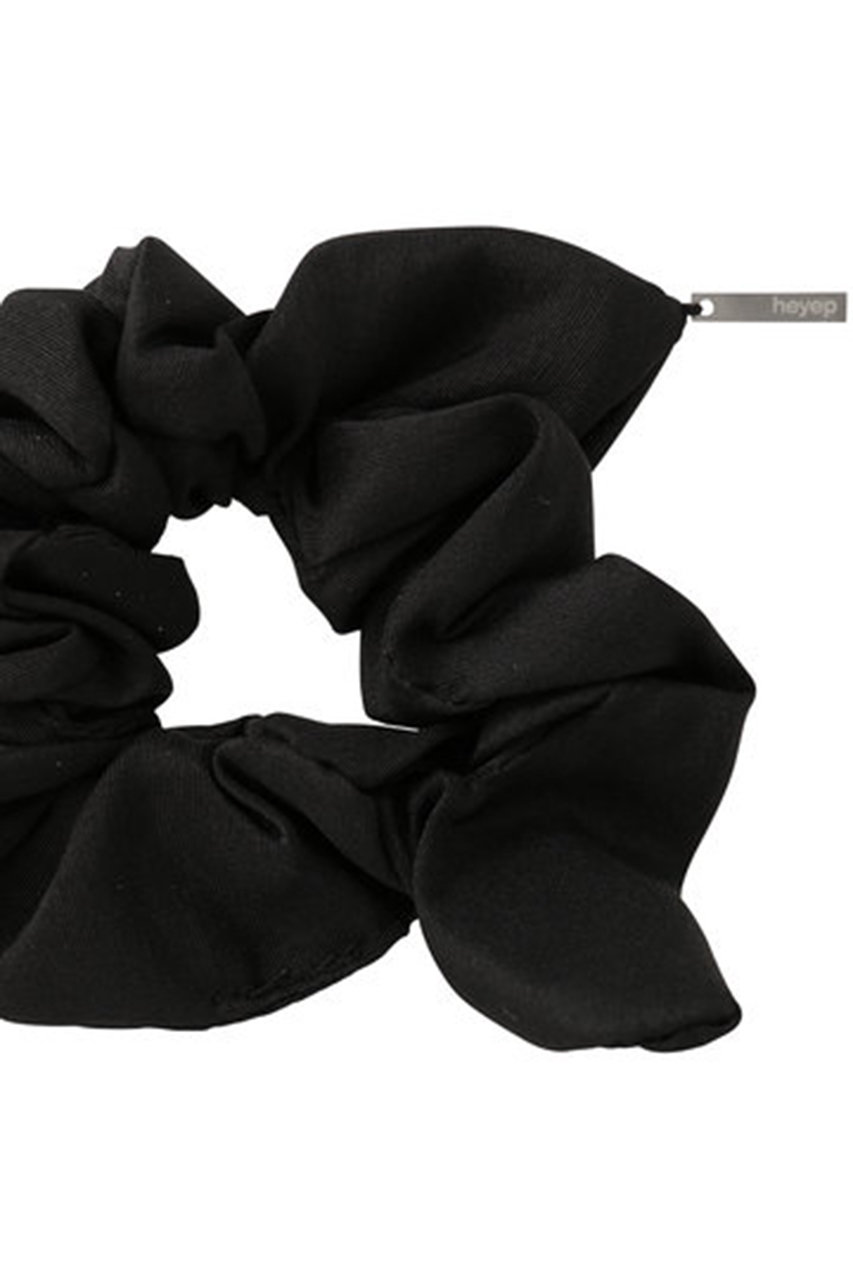 heyep(ヘイップ)｜Silk Square Mini Scrunchie(3P Set)/ブラック