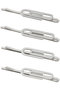 Paper Clip  Hair Pins(4P Set) ヘイップ/heyep シルバー
