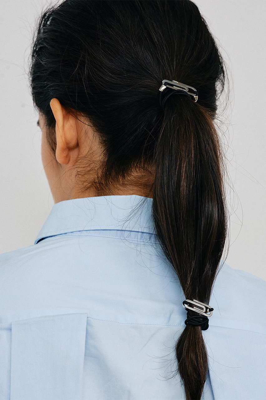heyep(ヘイップ)｜Paper Clip Hair Ties（3P Set）/シルバー の通販