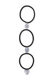 Zirconia Charm Hair Tie(3P Set)