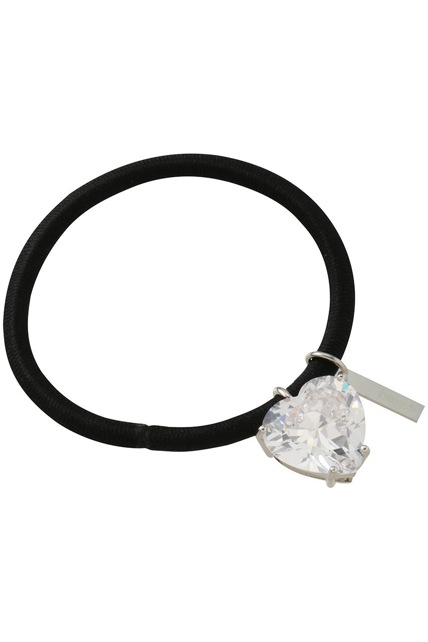 heyep(ヘイップ)｜Zirconia Charm Hair Tie(3P Set)/シルバー の通販