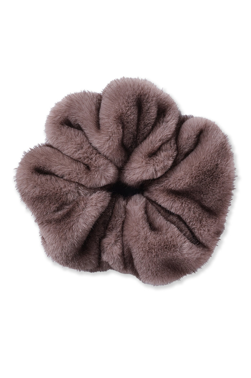 ヘイップ/heyepのFaux Mink Scrunchie(ブラウン/hp12825)