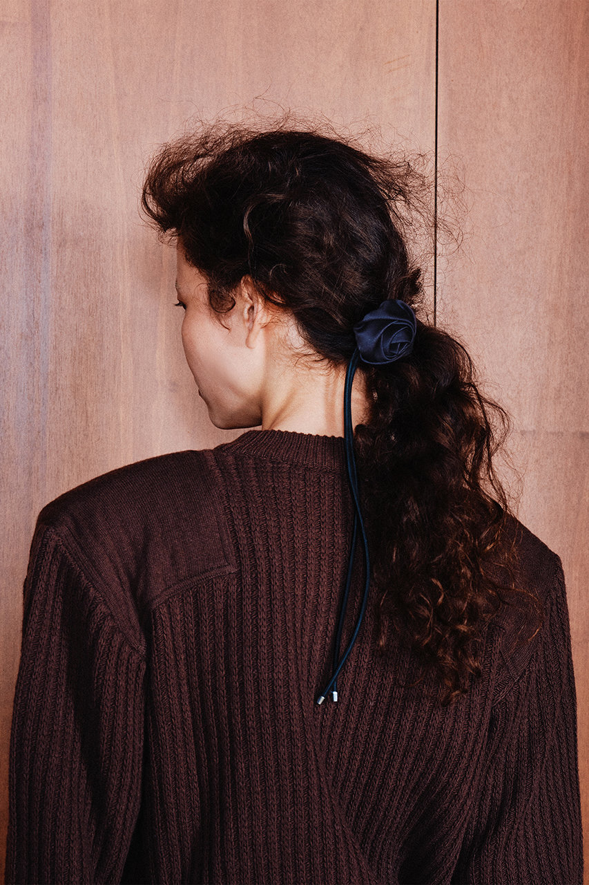 heyep(ヘイップ)｜Rose Hair Tie/ブラック の通販｜ELLESHOP・(エル