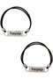 Logo Hair Ties(2P Set) ヘイップ/heyep シルバー